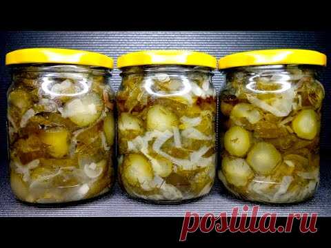БЕЗУМНО ВКУСНЫЙ САЛАТ ИЗ ОГУРЦОВ НА ЗИМУ «НЕЖИНСКИЙ»
