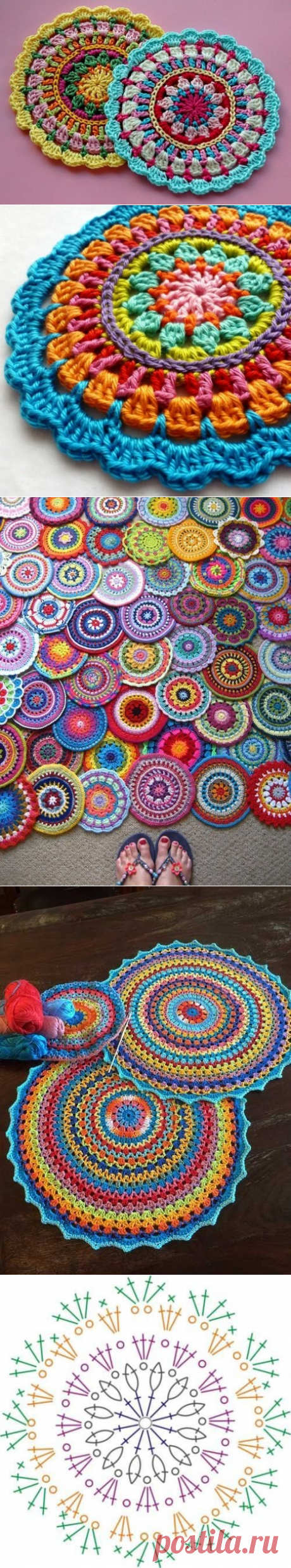 Мандала крючком