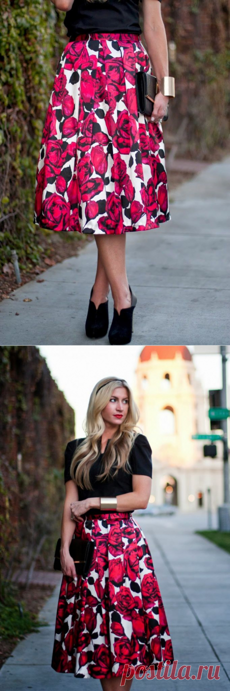 Юбка со складками (DIY) / Простые выкройки /