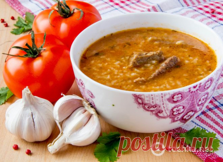 Суп харчо: рецепт с помидорами