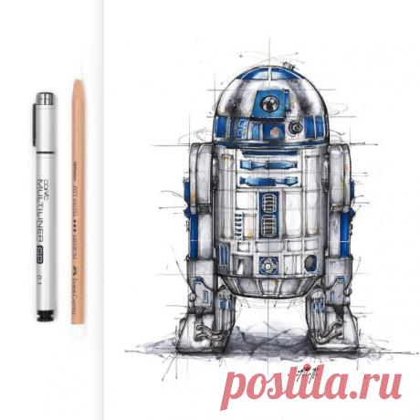 Герои вселенной «Звездных войн» от McKay Nilson – идеальная техника, согласны?