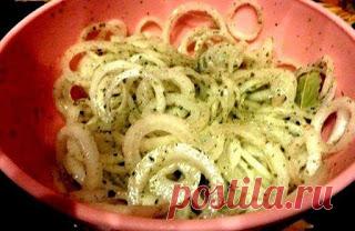 Самые вкусные рецепты: Маринованный лучок для шашлыка, салатов и просто с хлебушком покушать