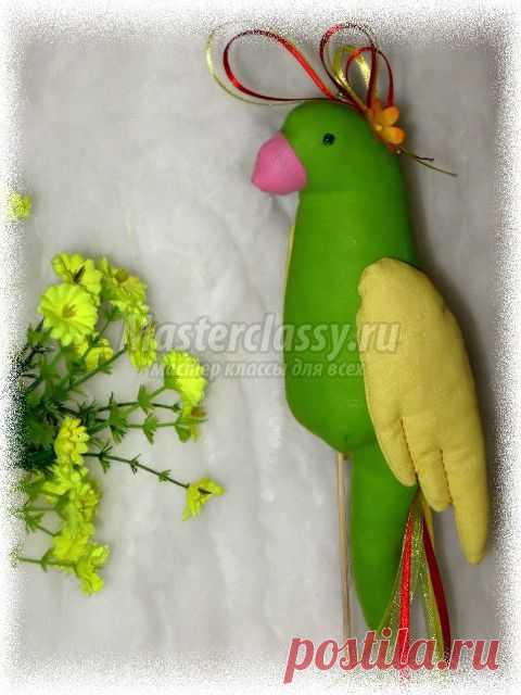 Тильда попугай. Подробный мастер класс с фотографиями и пошаговым описанием
