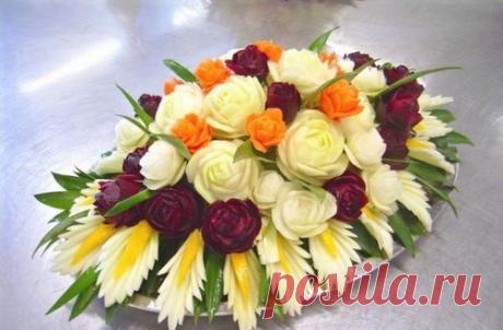 Домашний карвинг из овощей своими руками: фото, овощная нарезка оформление