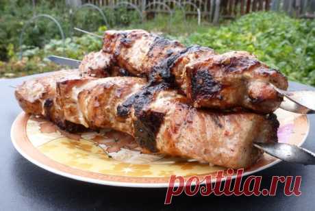 Шашлык с мёдом и кориандром, маринованный в белом квасе – пошаговый рецепт с фотографиями