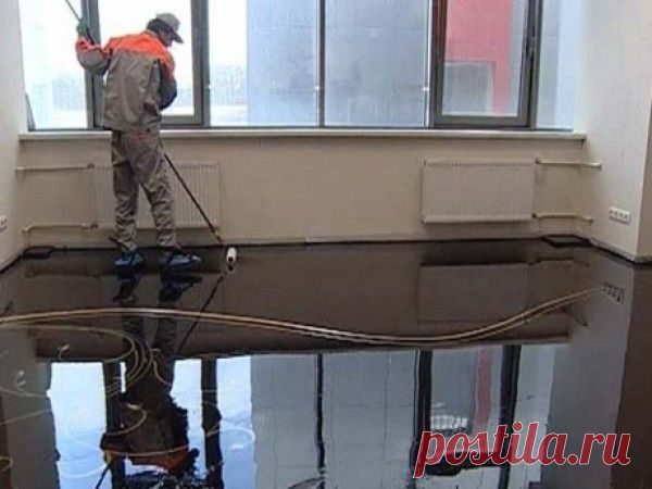 Основные этапы укладки наливного пола