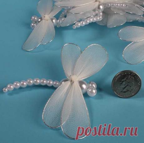 Dragonflies – this is similar to the butterflies made with the tulle Dragonflies  this is similar to the butterflies made with the tulle