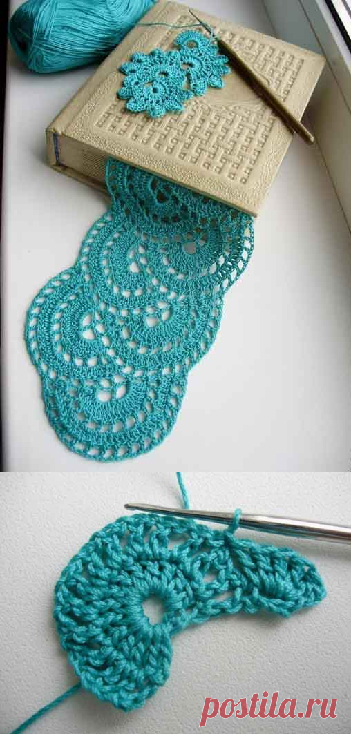 Ленточное кружево крючком. Мастер-класс