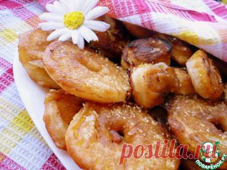 Пончики фруктовые вкусные и хрустные. Автор: девочка с плеером