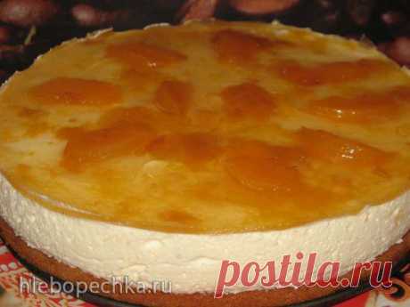 Торт с маскарпоне и консервированными персиками - Хлебопечка.ру