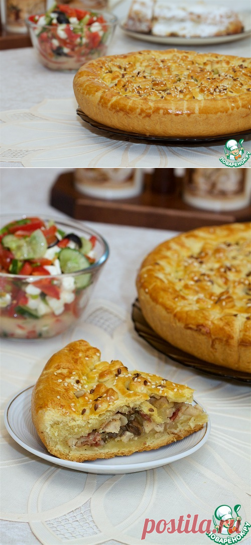 Пирог для праздников и будней – кулинарный рецепт