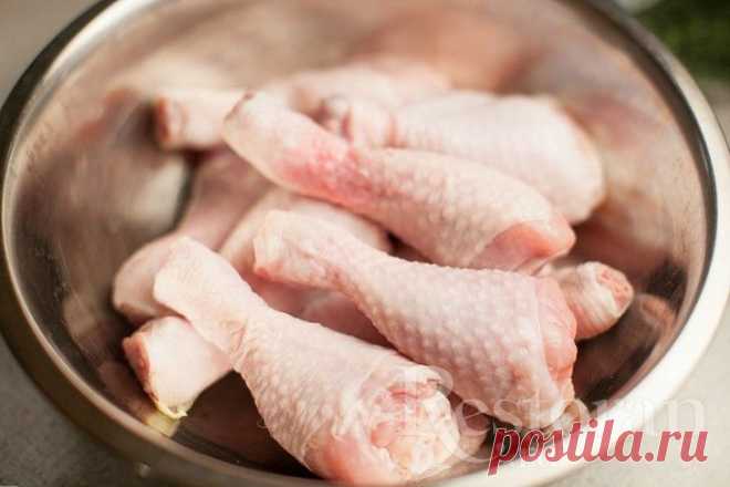 Запеченные куриные ножки с сырной корочкой