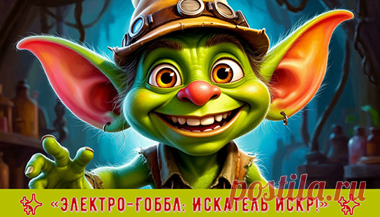 ✨ «Электро-Гоббл: Искатель искр!» ✨