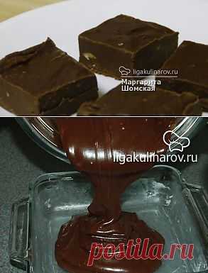 Шоколадная помадка – рецепт с фото от Лиги Кулинаров, пошаговый рецепт