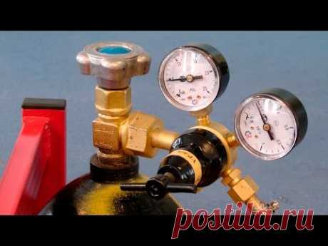 Сварка полуавтоматом. Как настроить давление защитного газа и его расход.