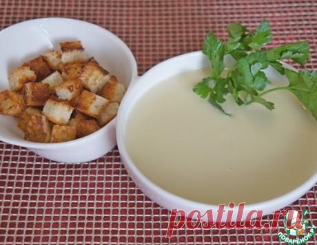 Пряный чесночно-сливочный суп-пюре – кулинарный рецепт