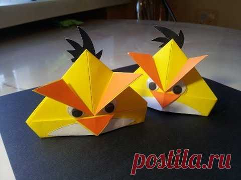 Оригами Злые птички/Angry Birds разные способы