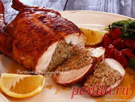 Фаршированная курица по - тоскански