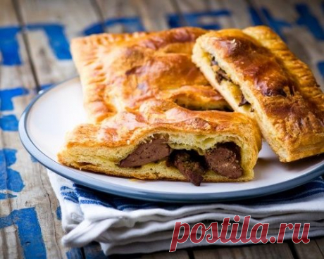 СЛОЙКИ С КУРИНОЙ ПЕЧЕНЬЮ