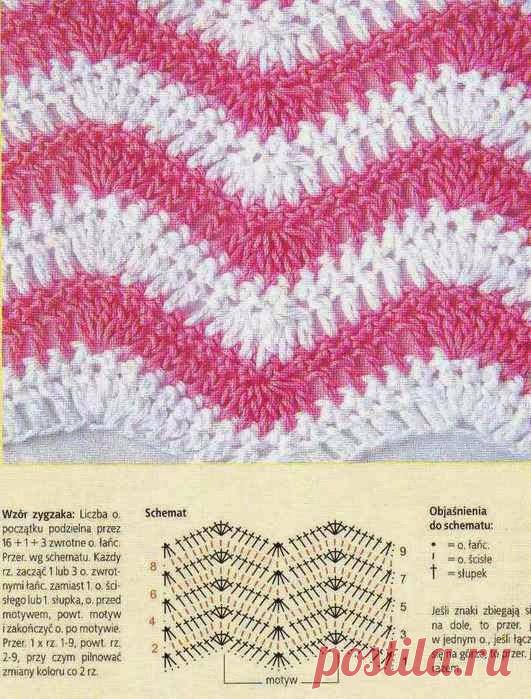 Вязание крючком: Зиг Заг швы и наряды