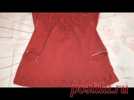 2 часть  #Туника с карманами  формирования кармана, низ туники