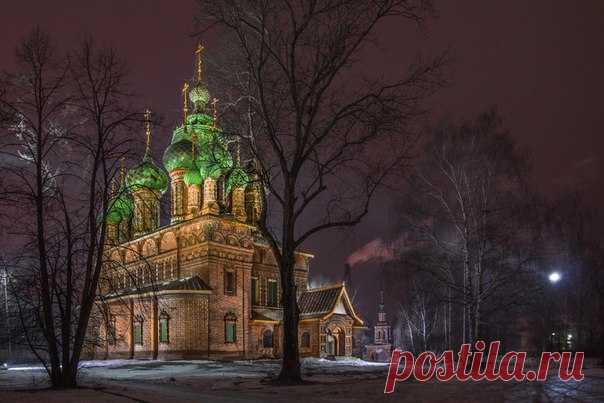 Церковь Иоанна Предтечи. Ярославль. Автор фото – Алексей Князев: Спокойной ночи.