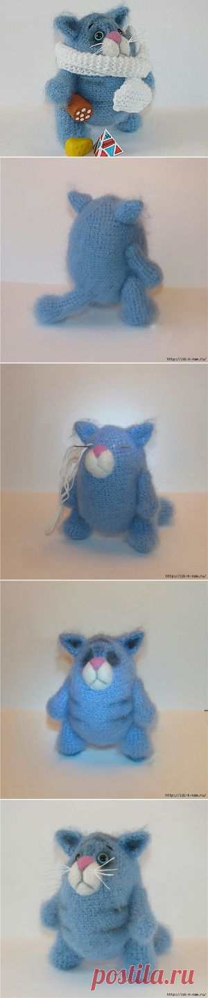 вязаный кот Об-Жорик.