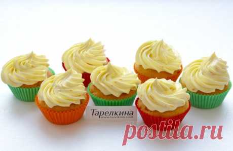 Апельсиновые капкейки