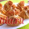 Жульен в блинных мешочках - кулинарный рецепт