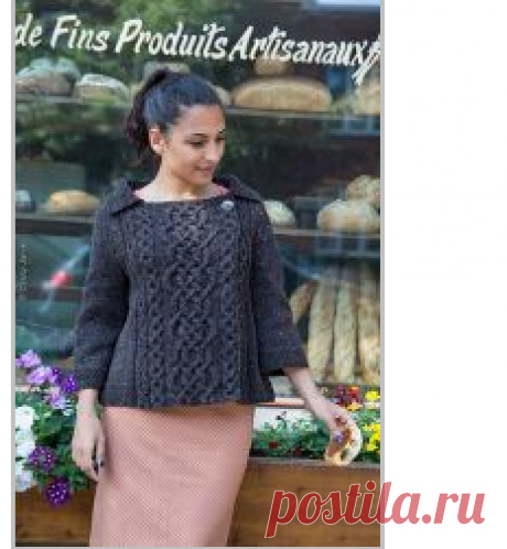 Асимметричный твидовый жакет