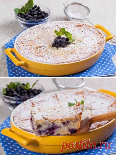 Манник с черной смородиной