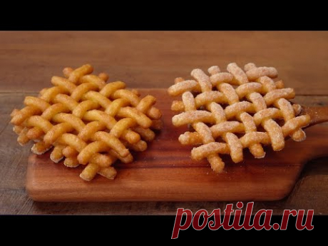 [Субтитры] Как приготовить чуррос :: Соты :: Рецепты десертов :: Простые и вкусные закуски