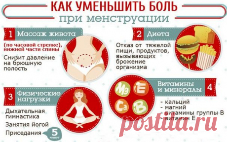 Как уменьшить боль при месячных: народные рецепты и таблетки