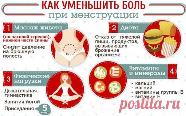 Как уменьшить боль при месячных: народные рецепты и таблетки