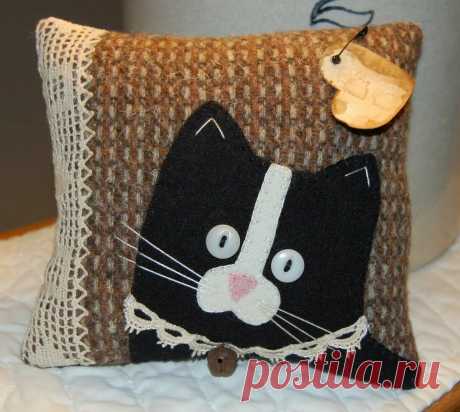 Cat Haven Craft House: Free Pattern beğendiklerim Подушки, Стеганая подушка ve Подушки с аппликациями в Яндекс.Коллекциях