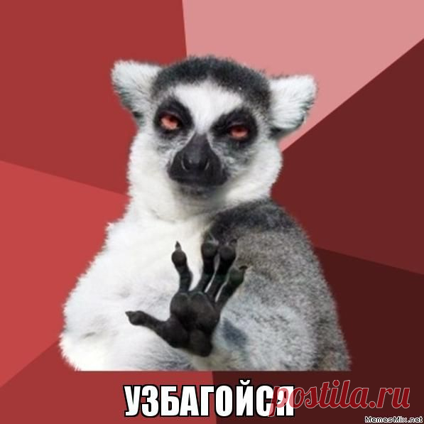 УЗБАГОЙСЯ, Мем Чилаут лемур