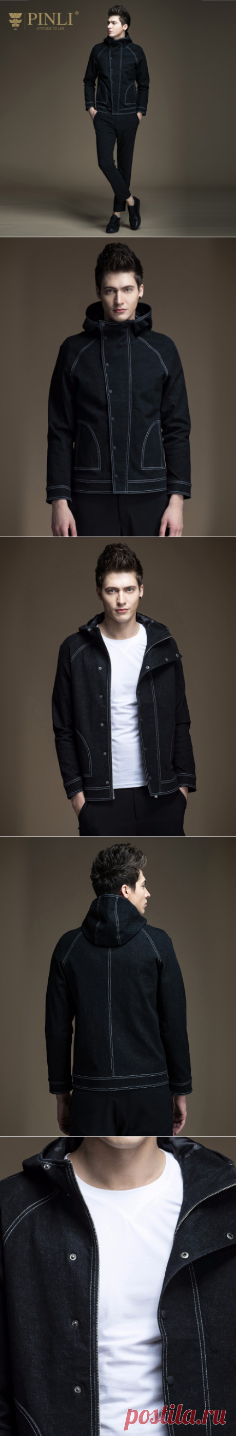 2016 Настоящее Ацетат Моды Шарф Воротник Твердые Обычные Однобортный Военные Pinli 2017 Новый мужской Пиджак Пальто B171104116 купить на AliExpress