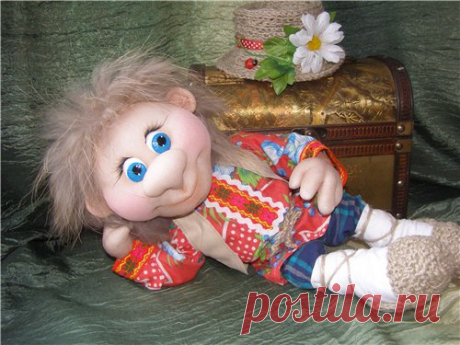 Скульптурная текстильная кукла своими руками