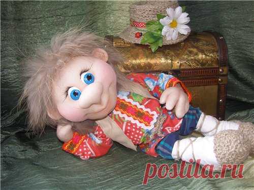 Скульптурная текстильная кукла своими руками