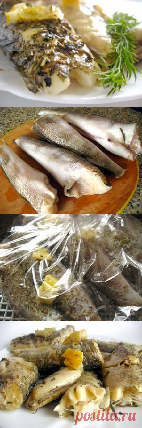 Рыба запеченная в рукаве рецепт приготовления с фото