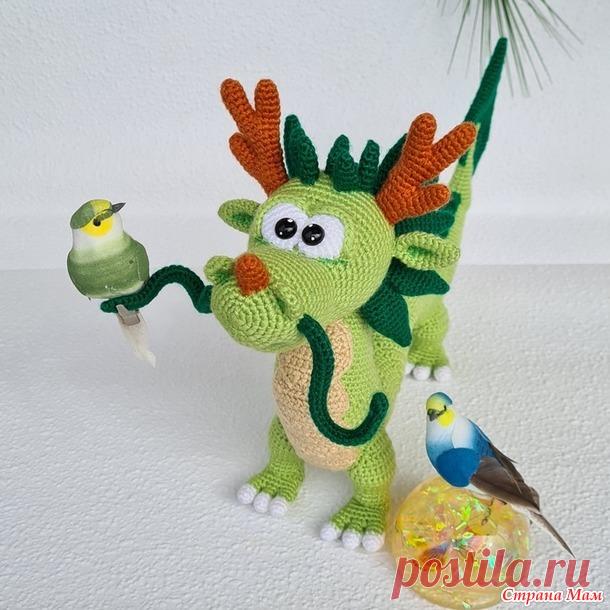 Вяжем дракона. Совместник. - Амигуруми - Страна Мам