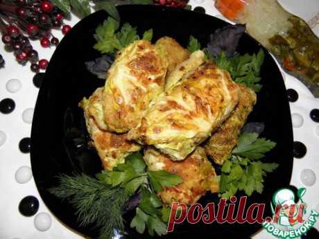 Куриные рулетики в капустной шубке - кулинарный рецепт