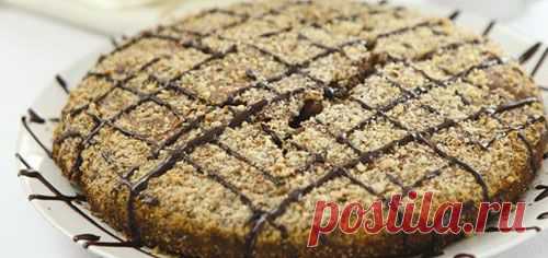 Быстрый шоколадный торт с фундуком / Простые рецепты