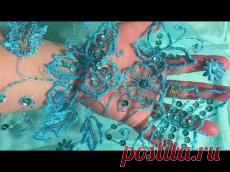 Швейная машинка.Вышивка БАБОЧЕК на фатине 1часть🌺Butterfly Embroidery🌺Schmetterlings Sticken