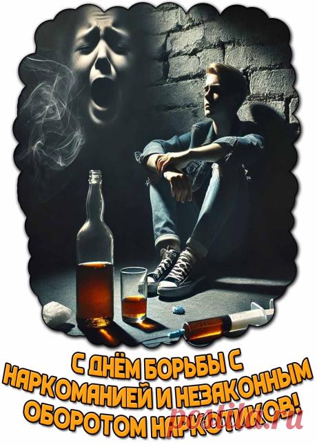 Желаю жить в мире, где нет места зависимости. Берегите себя, свое здоровье и свое будущее! Открытки на Международный день борьбы против злоупотребления наркотиками и их незаконного оборота!