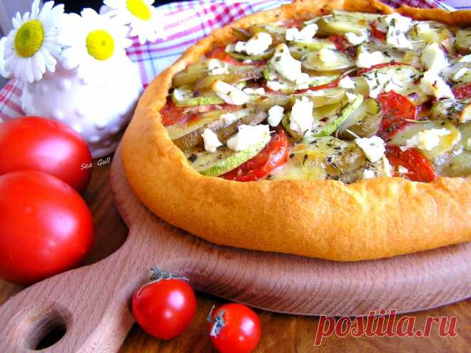 Томатная галета  с ветчиной и овощами