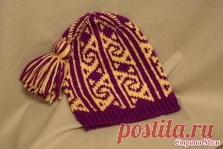 Жаккардовая шапка с турецким узором - Жаккард - Страна Мам