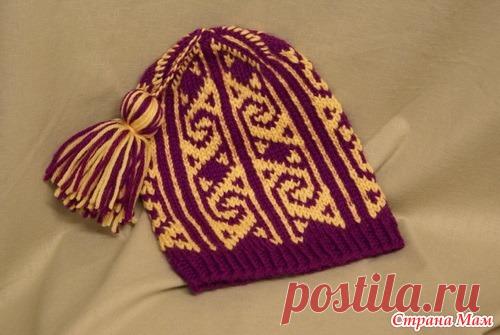 Жаккардовая шапка с турецким узором - Жаккард - Страна Мам