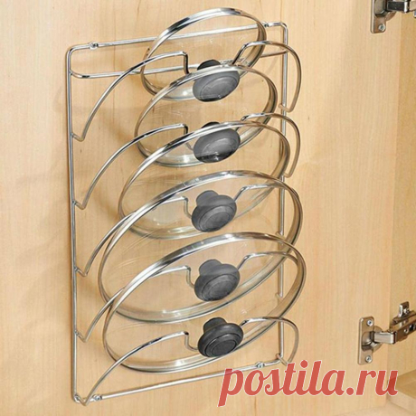 351.14руб. 30% СКИДКА|1 шт. 5 уровневый держатель крышки горшка, органайзер для хранения, настенные стеллажи из нержавеющей стали для крепления на дверь, полка для домашней бара, крышка сковороды, кухонные принадлежности|Подставки для хранения и стеллажи|   | АлиЭкспресс Покупай умнее, живи веселее! Aliexpress.com