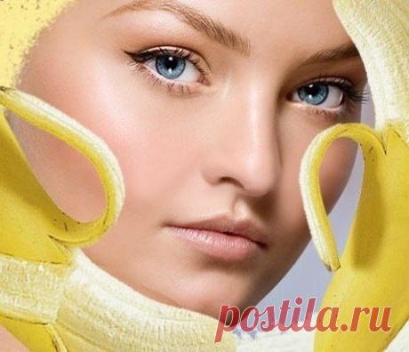 Банановые маски для лица и волос.